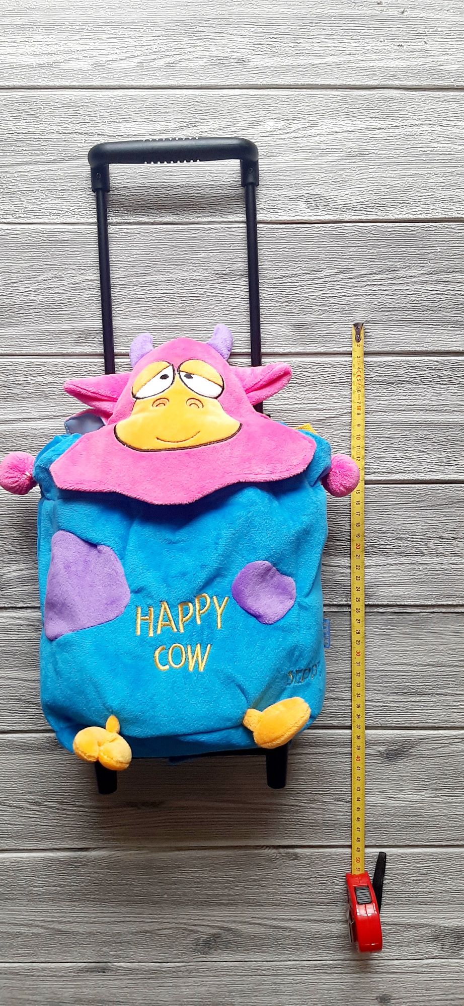 Plecak dziecięcy walizka na kółkach pluszowy prezent wielkanocny zabaw