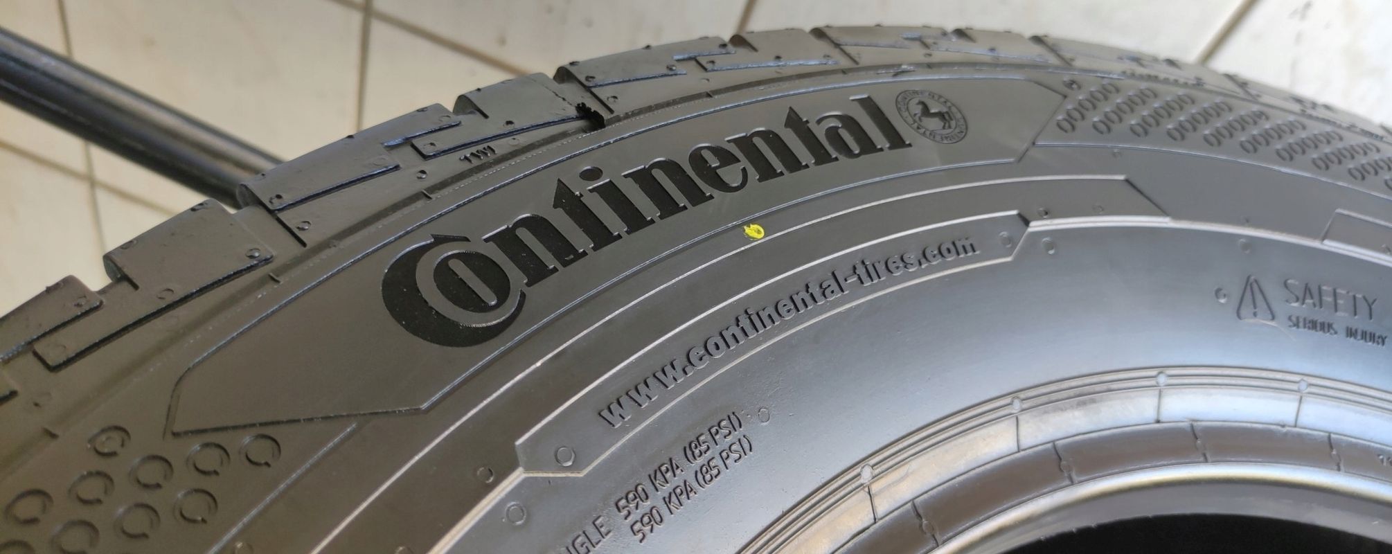 4x 195/75r16c Continental ContiVanContact 100, 110/108r 2024r B/B/72dB