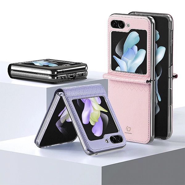 Skórzane etui Samsung Galaxy Z Flip5/5g z klapką portfel pokrowiec na