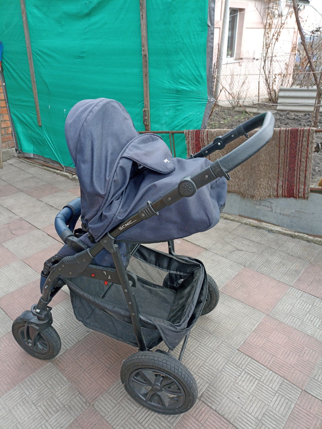 Коляска 2в1 ,зимний и летний блоки