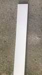 Rodapés poliestetireno branco 5cm - 225 cm (17 unidades)