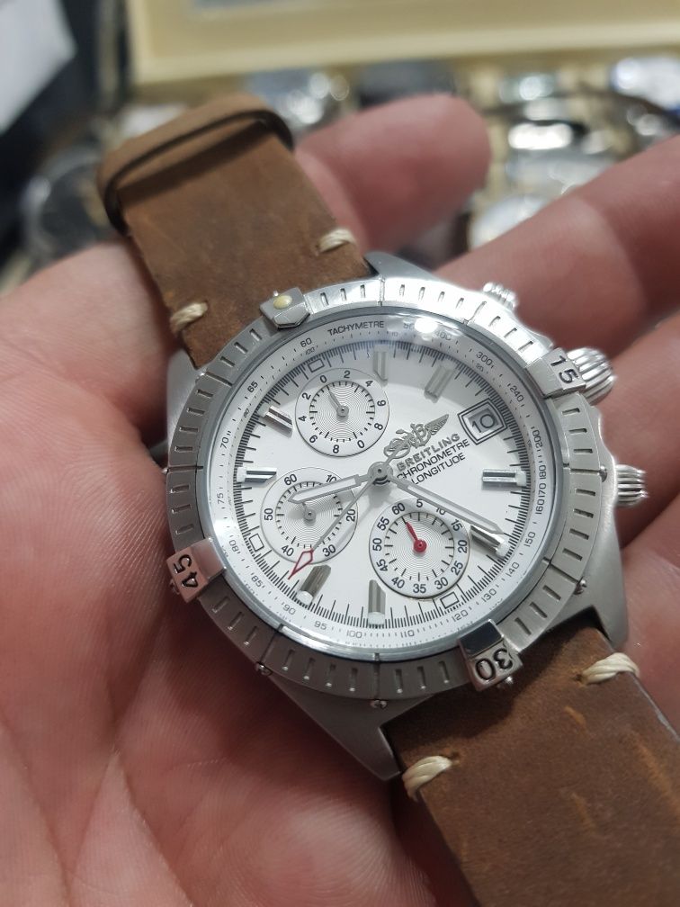 Zegarek breitling Longitude 44mm piękny.