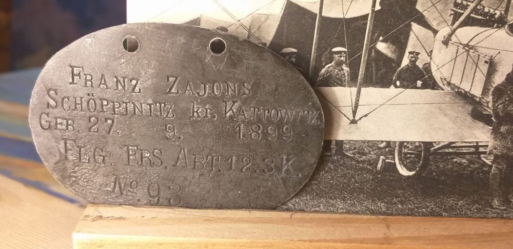 Erkennungsmarke/Nieśmiertelnik I wojna/ - Szopienice - Katowice