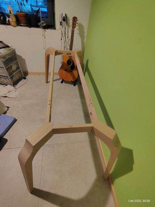 Nogi stołu biurka podstawa stelaż drewno