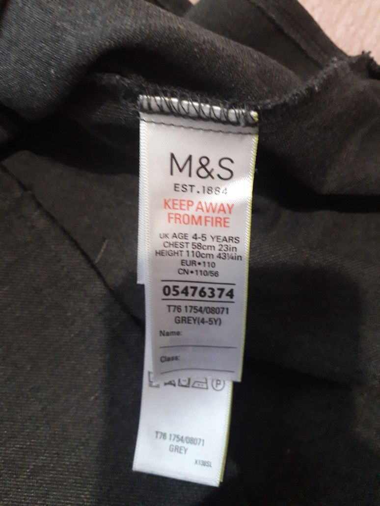 M&S sukienka roz.4-5latka