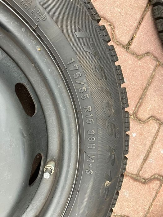 4 koła do MINI felgi stalowe opony zimowe