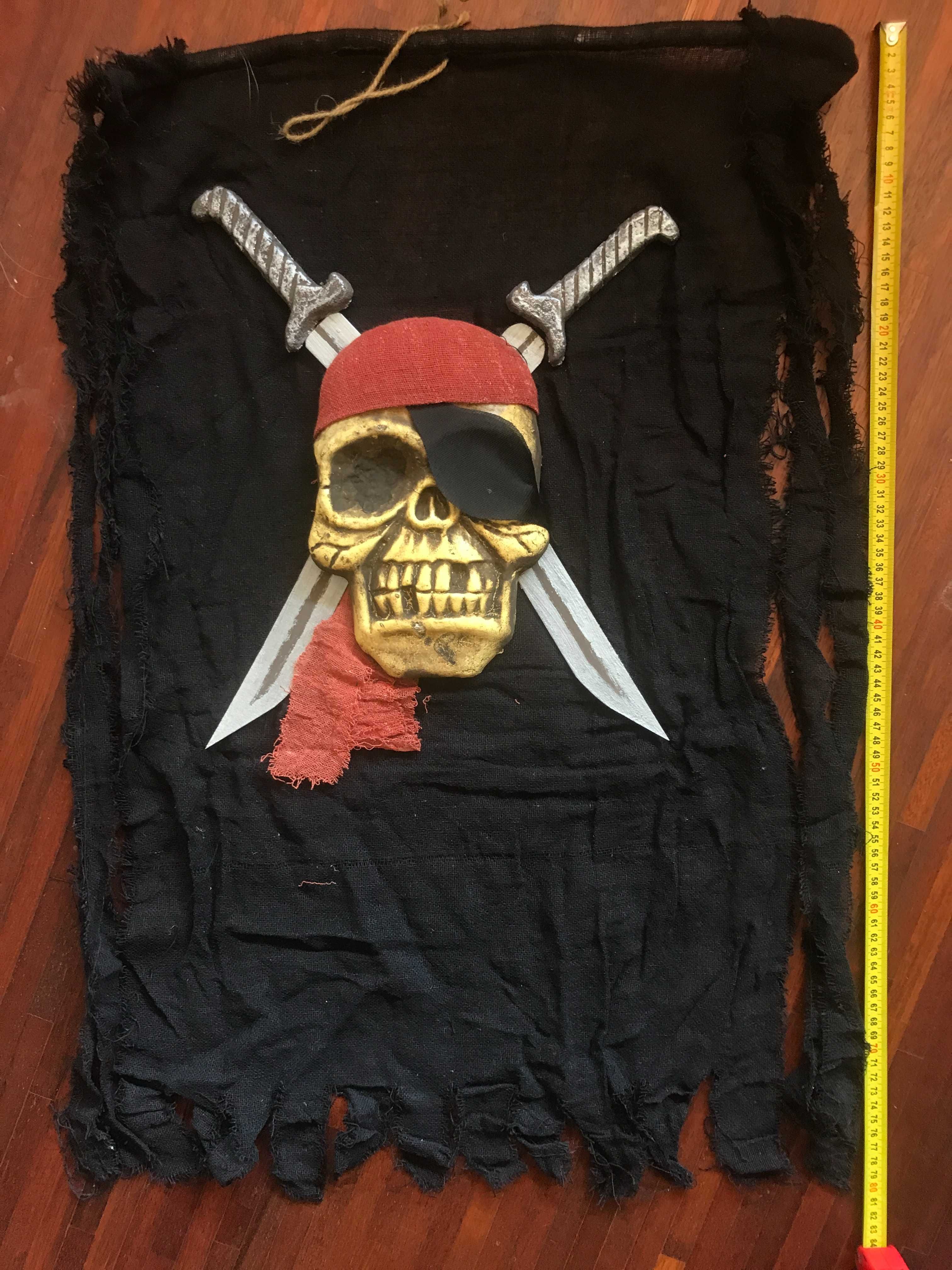 Halloween proporzec bandera pirat