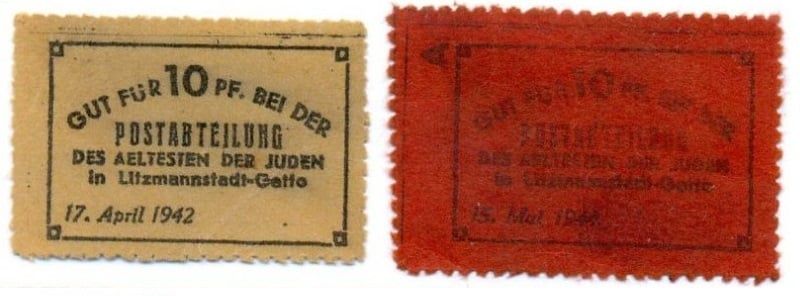 Bony Getta w Łodzi 1942/44  Bardzo rzadkie R9