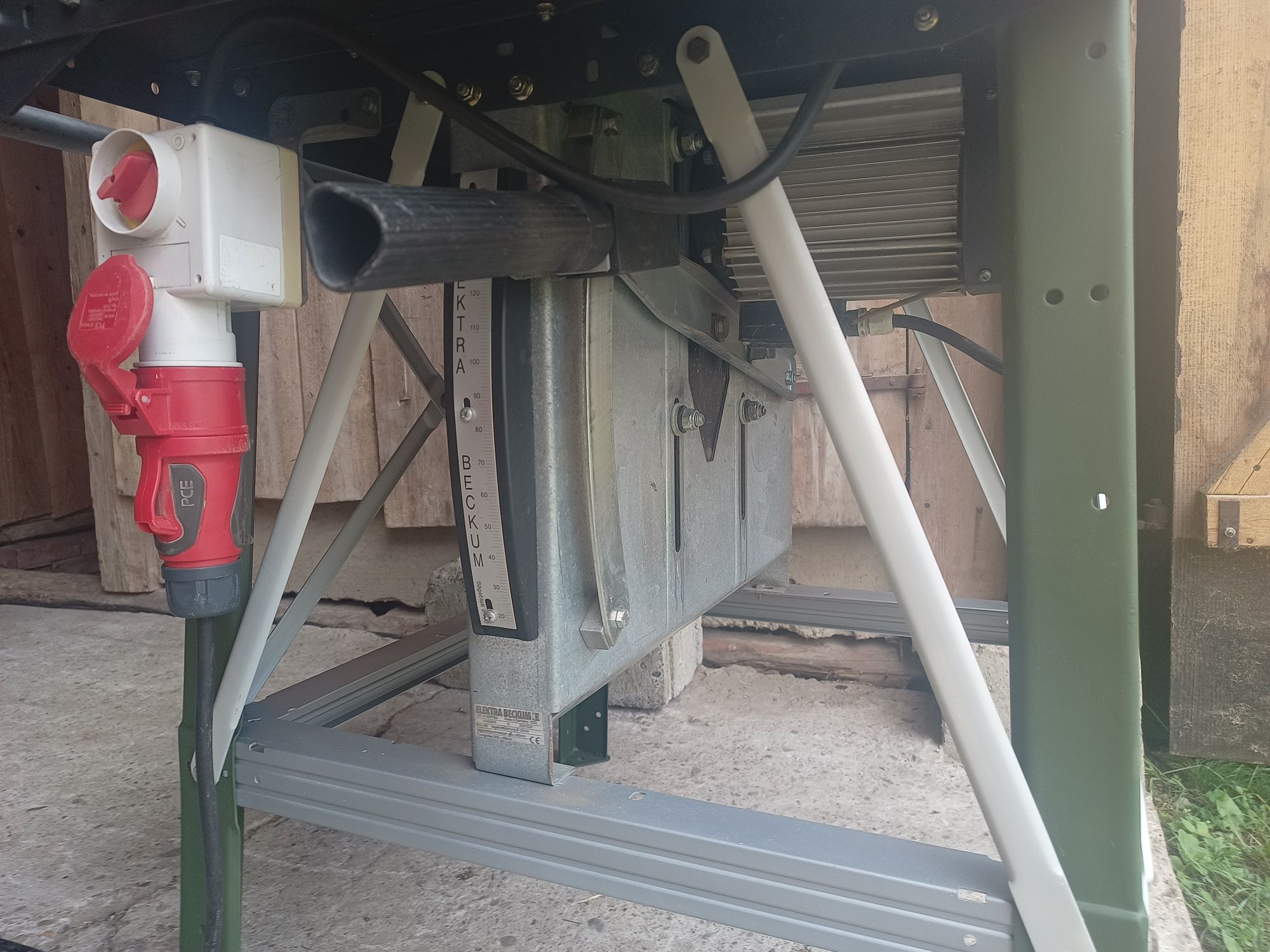 Piła stołowa 5,5 kW krajzega 400v cerkularka cyrkularka cerkulatka