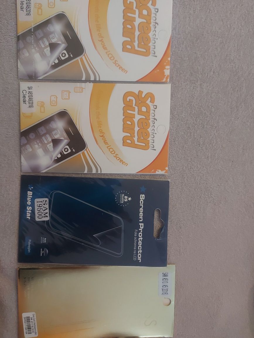 Sprzedam 3 Folie hydrożelowe i 1 szkło hartowane do Samsunga a 5