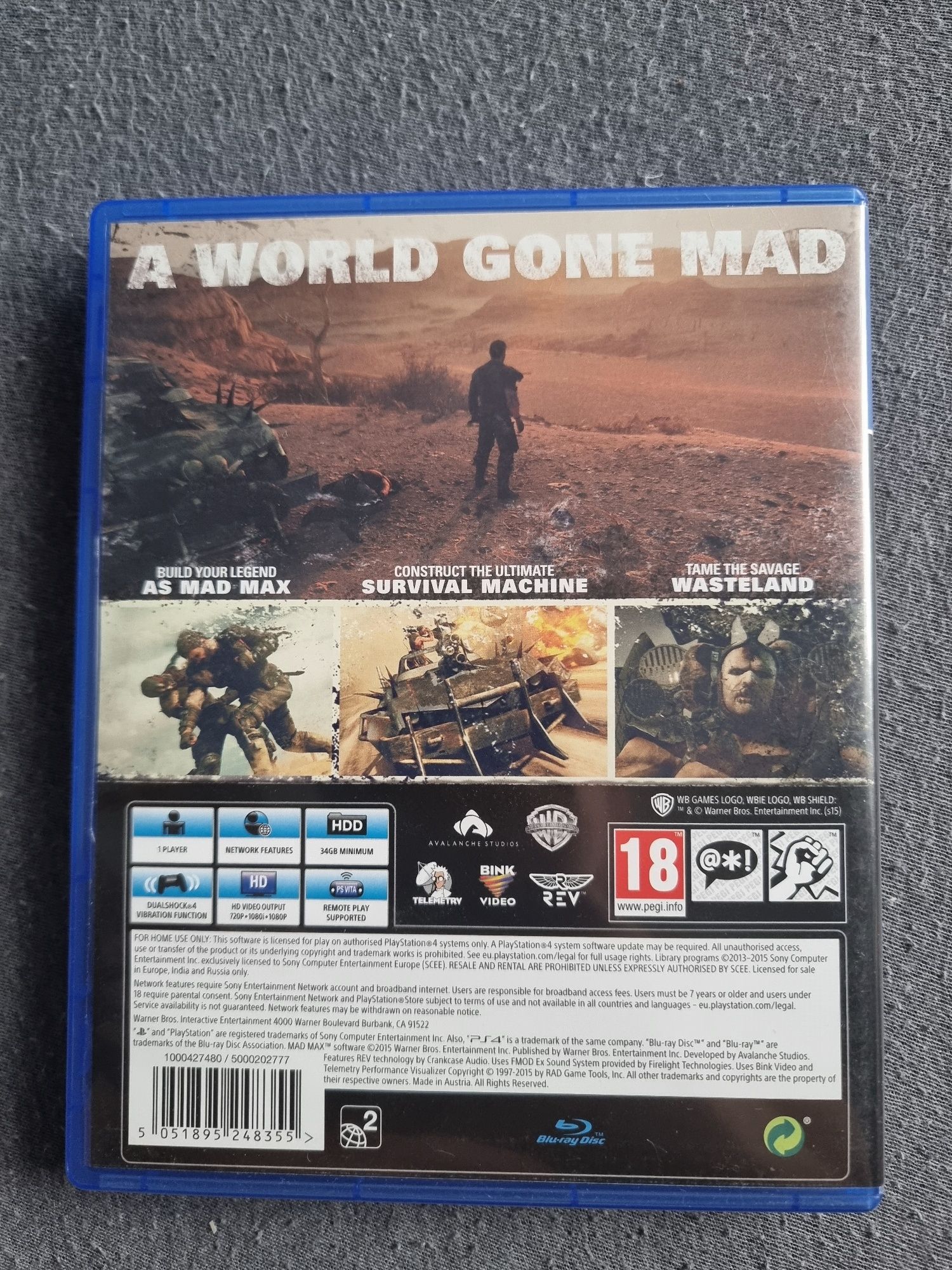 Mad max na ps4 pl napisy