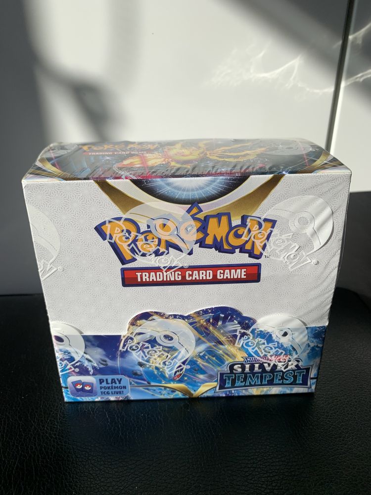 Pokémon TCG: Sword & Shield - Silver Tempest - Booster Box oryginalny