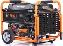 Генератор бензиновий Daewoo GDA8500E-3 7 кВт 2-3 фази електричний пуск