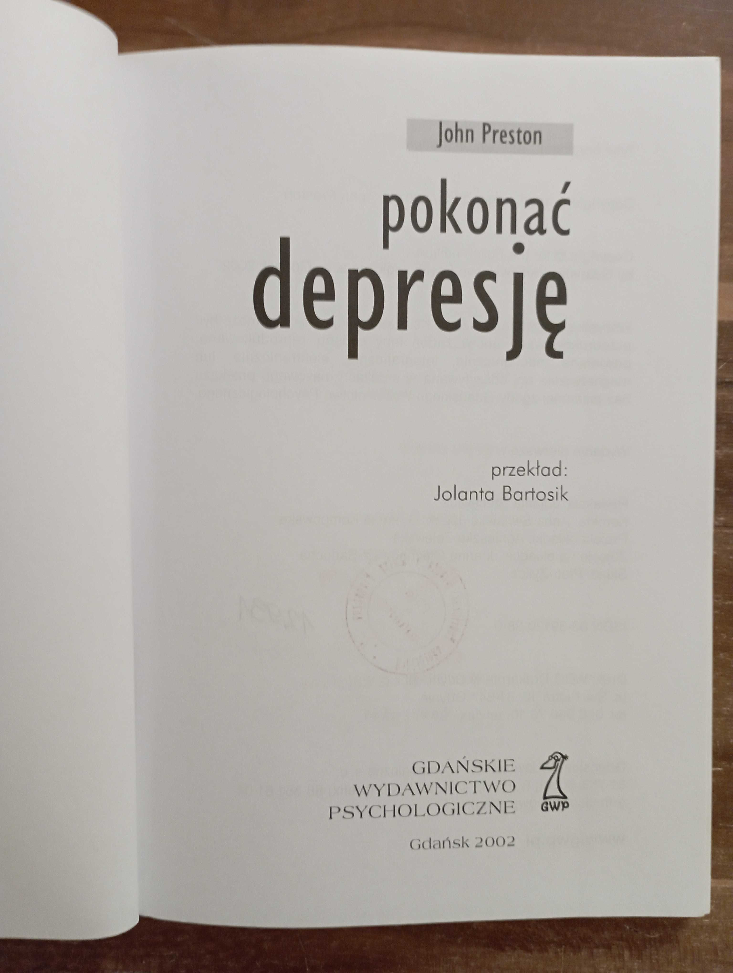 Pokonać depresję John Preston