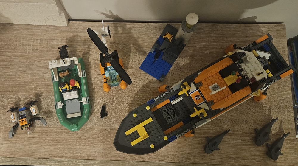 Klocki lego - zestaw 60014 Patrol straży przybrzeżnej