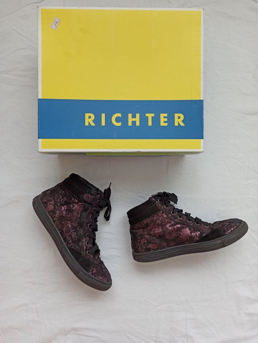 Richter bartek демисезонные ботинки 35 размер 22 см стелька