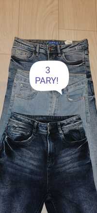 Rurki 34 damskie spodnie Elastyczne jeansy