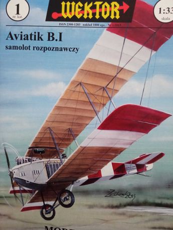 Model kartonowy Aviatik B.I Wektor