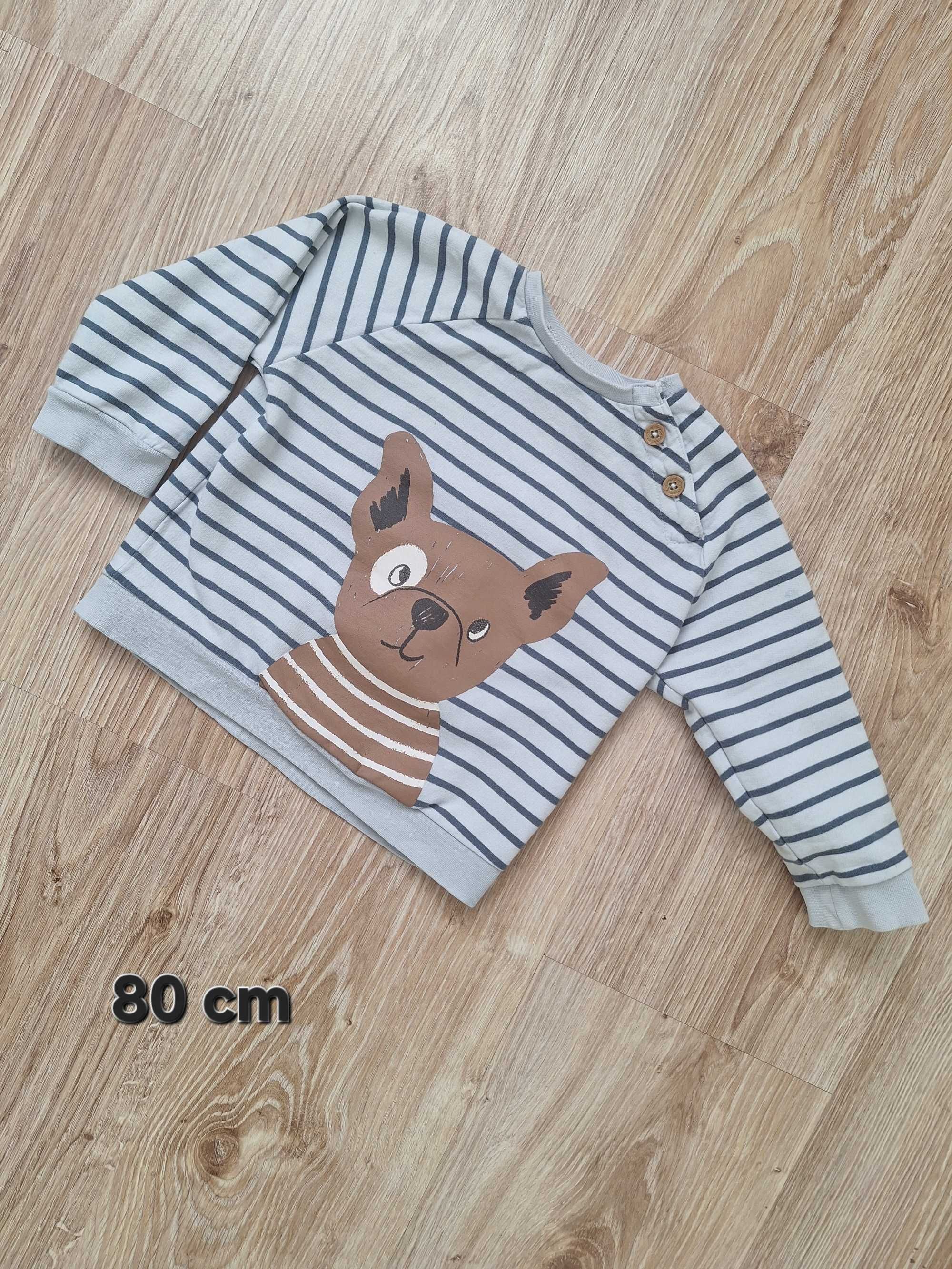 Bluza z psem 80 cm