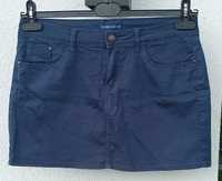 Granatowa spódnica spódniczka jeansowa Terranova 38 M