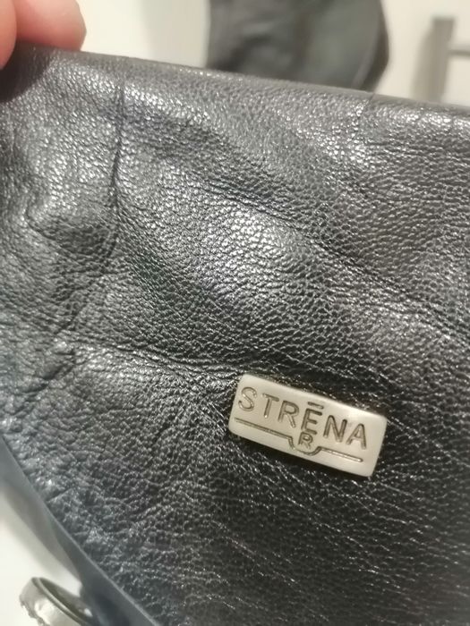 Botas Strena - em pele e verniz, preto+sapatos  castanhos em pele