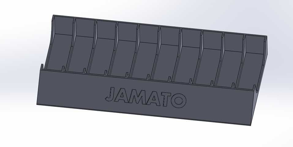 Stojak podstawka na 10 kaset magnetofonowych Jamato