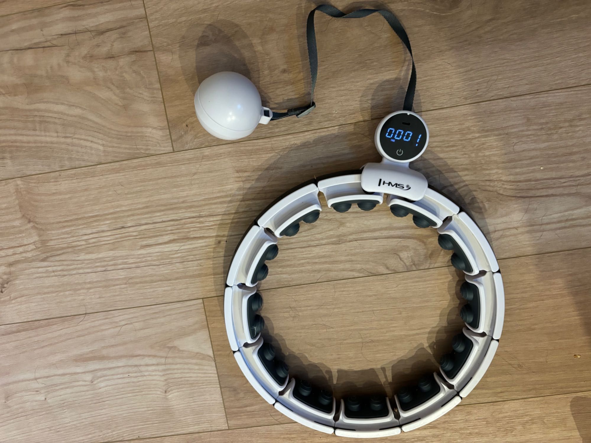 hula hoop z magnetycznymi wypustkami i obciazeniem