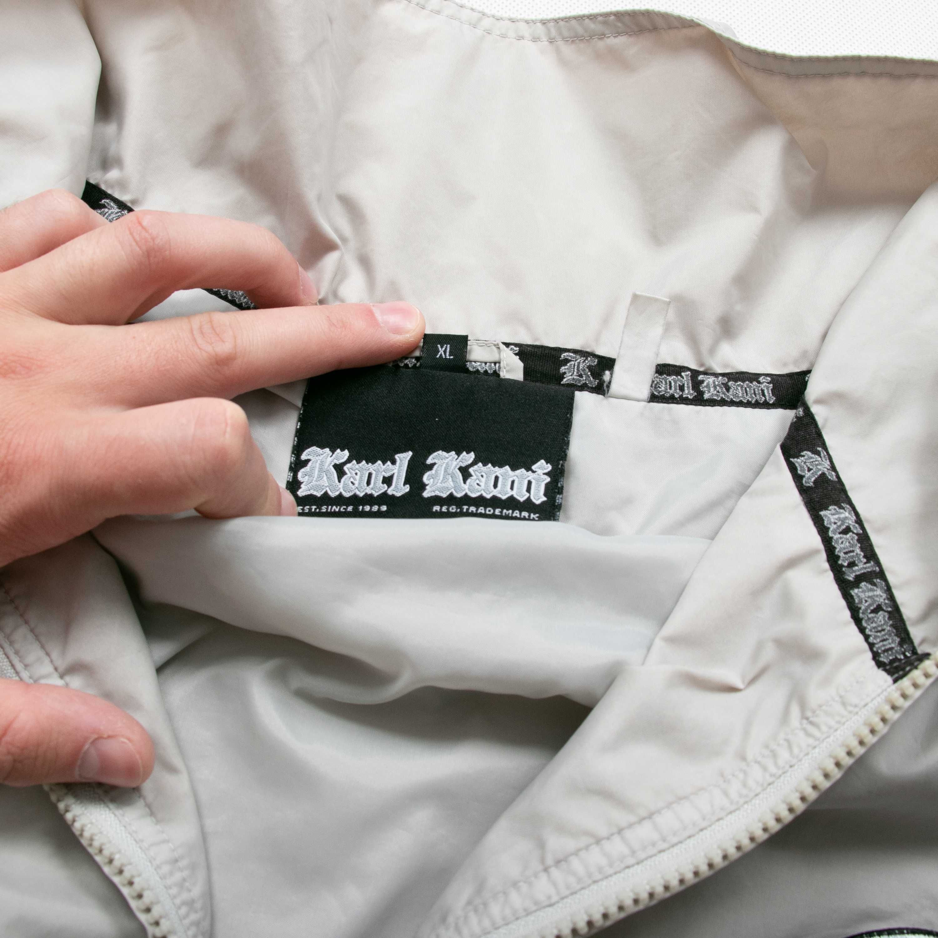 Karl kani y2k baggy kurtka wiatrówka XL trackjacket wysoka stójka