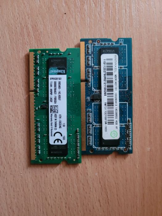 Оперативна пам’ять DDR3 SO-DIMM 4GB  1600MHz / 1333MHz