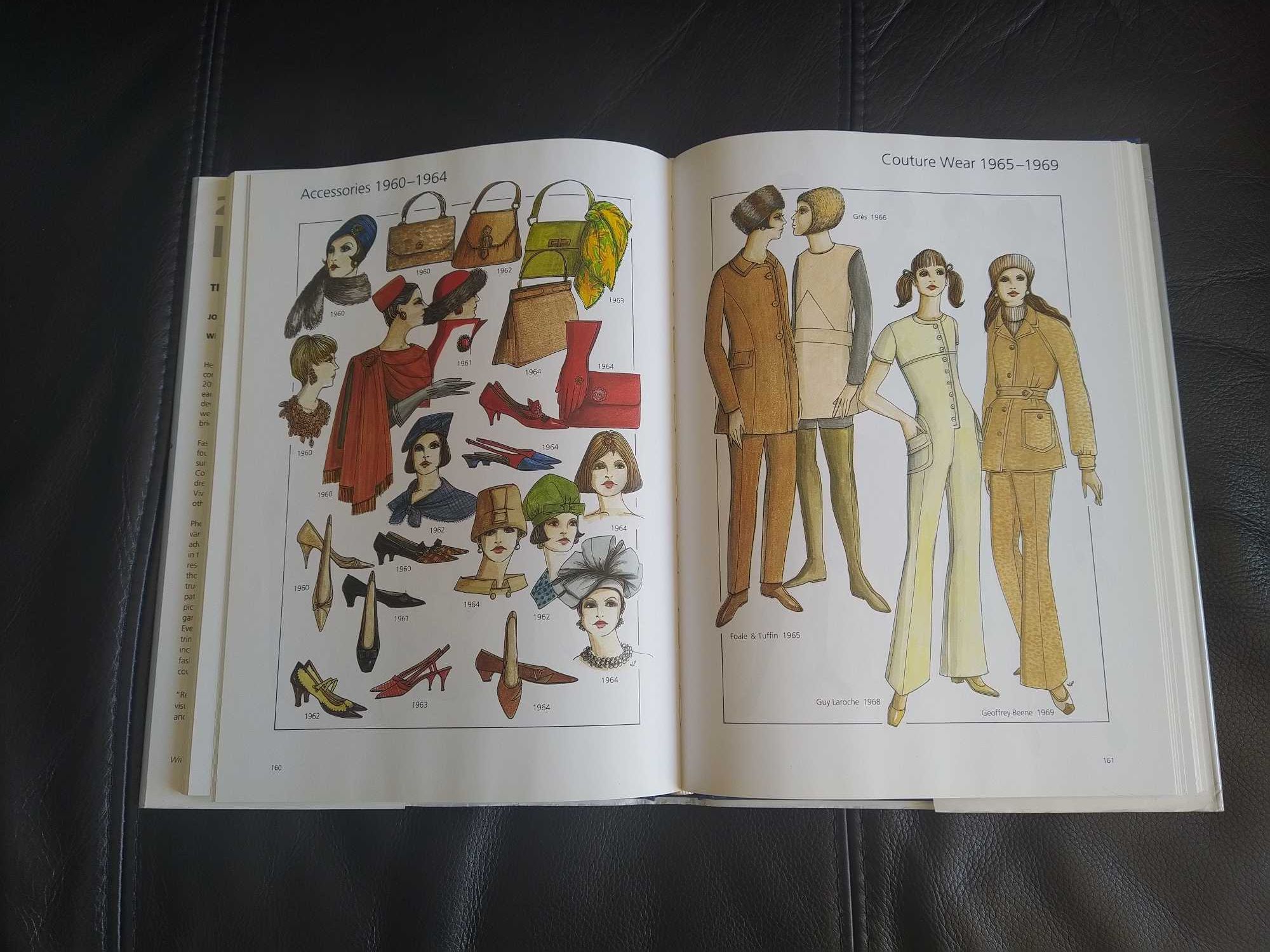 Moda  20 th Century Fashion,  1.100 ilustrações coloridas