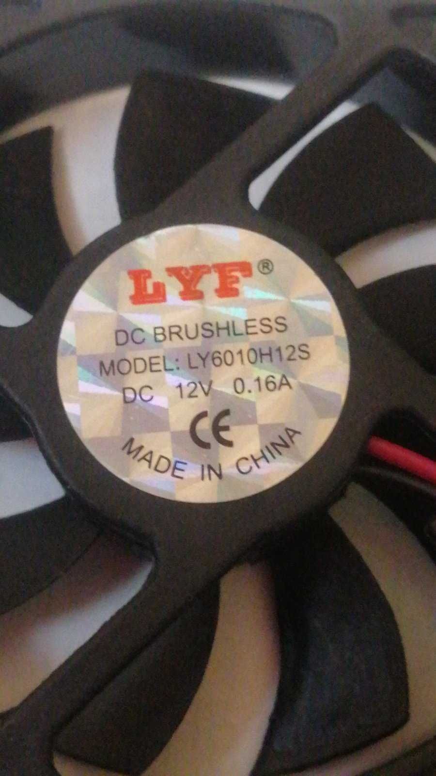 вентилятор, куллер LYF 60х60 мм 5 и 12 вольт