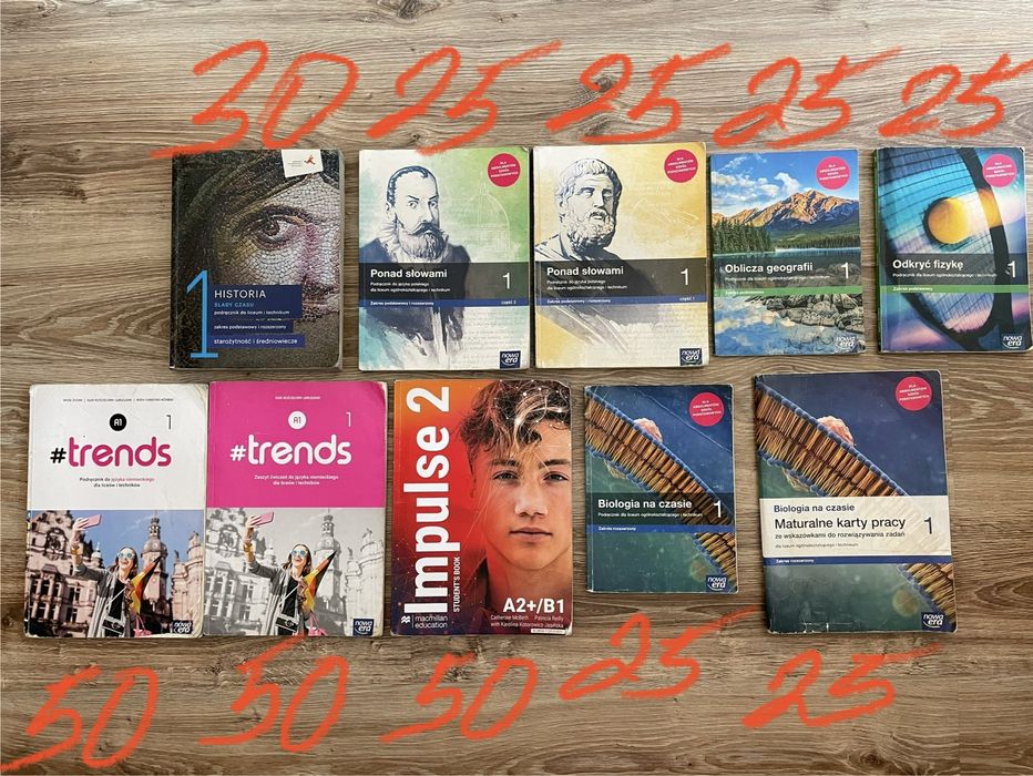 Książki do 1 klasy liceum