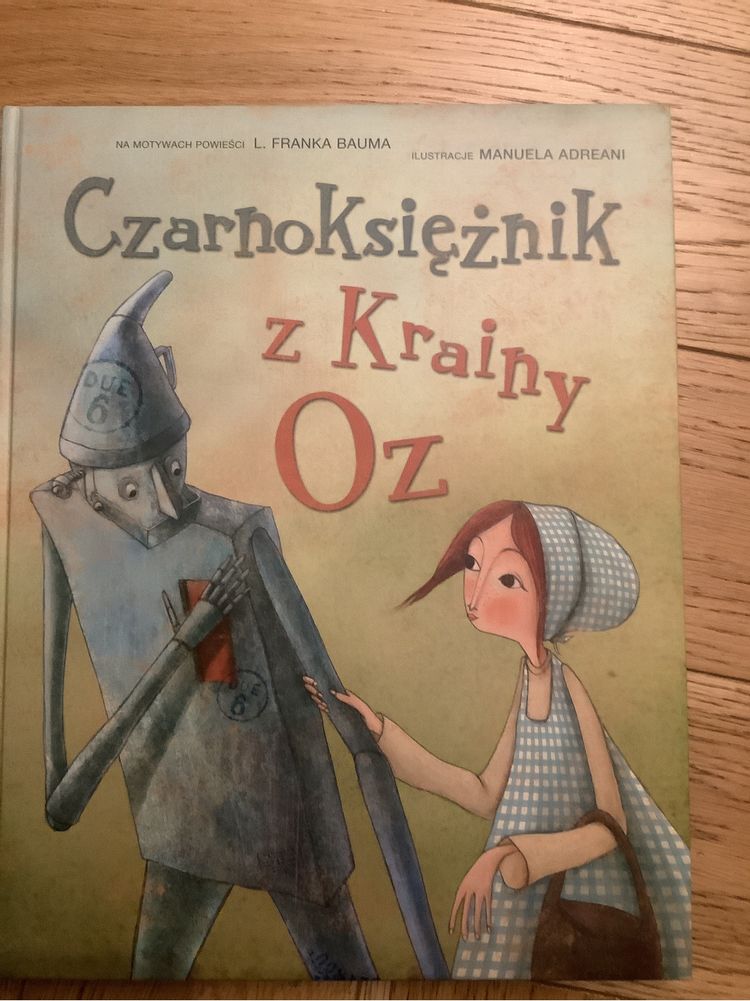 Czarnoksiężnik z krainy Oz - książka z il. M.Adreani