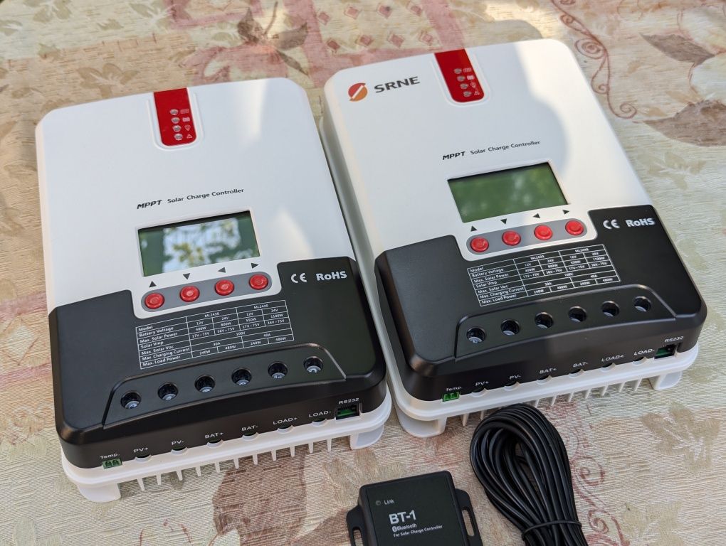 Солнечный контроллер MPPT 12В-24В 30А 40A 50A SRNE MC24**N10