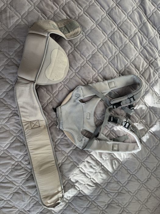 Хіпсіт для дітей AieBao сірий слінг ергорюкзак кенгуру