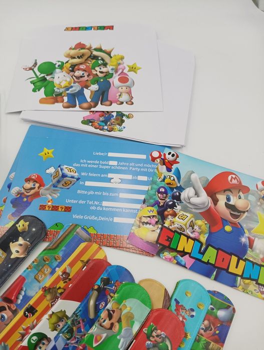 Zestaw imprezowy Mario po niemiecku