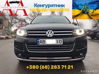 Кенгурятник для Volkswagen Touareg 2010+ Бокові труби Пороги Тюнінг