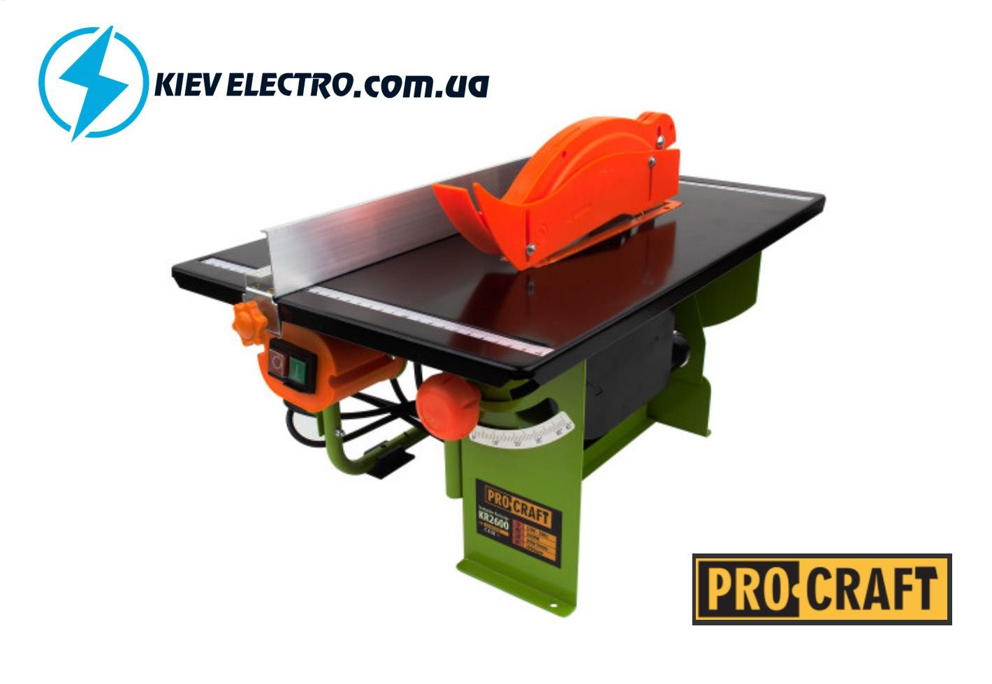 Стационарная циркулярная пила дисковая (циркулярка) Procraft KR2600