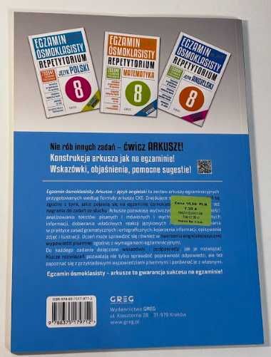Arkusze egzamin ósmoklasisty język angielski