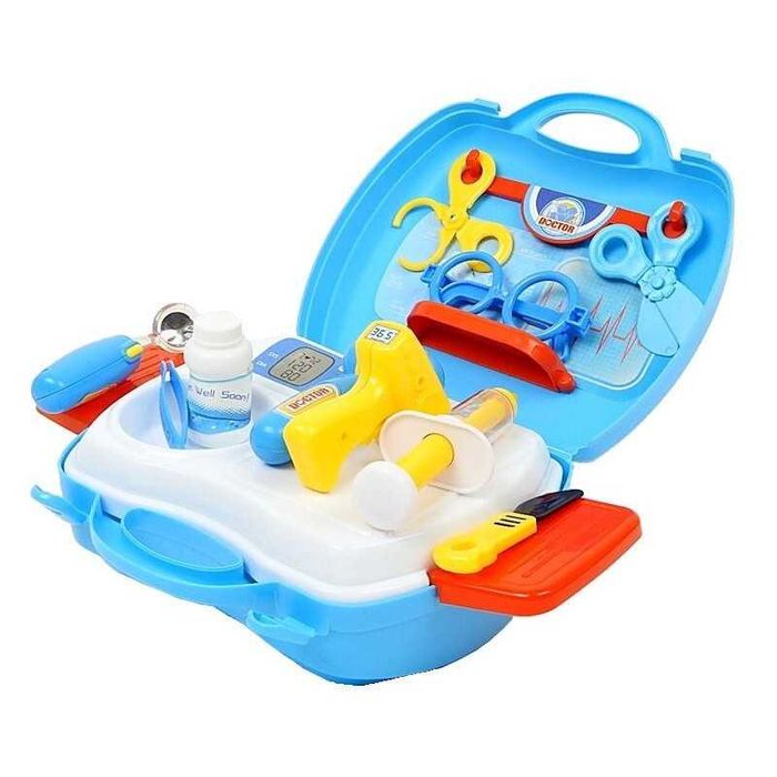 Zestaw lekarski dla dziecka małego lekarza doktora w walizce