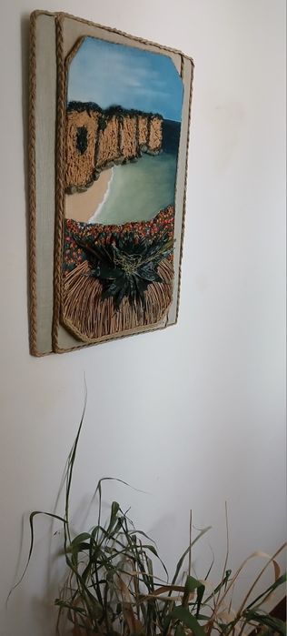 Pintura a óleo mista tridimensional