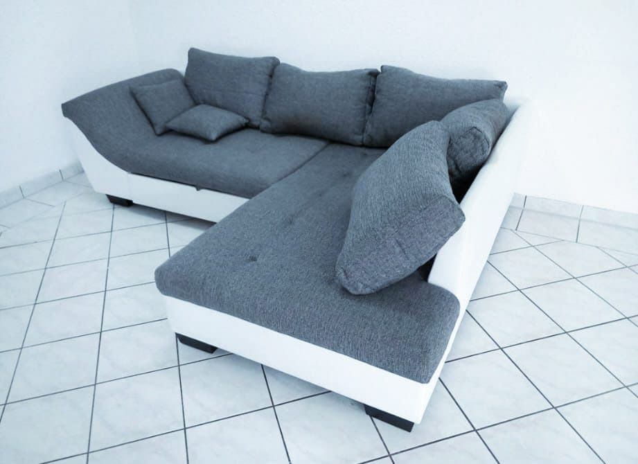 Narożnik używany rozkładany z funkcją spania kanapa sofa transport