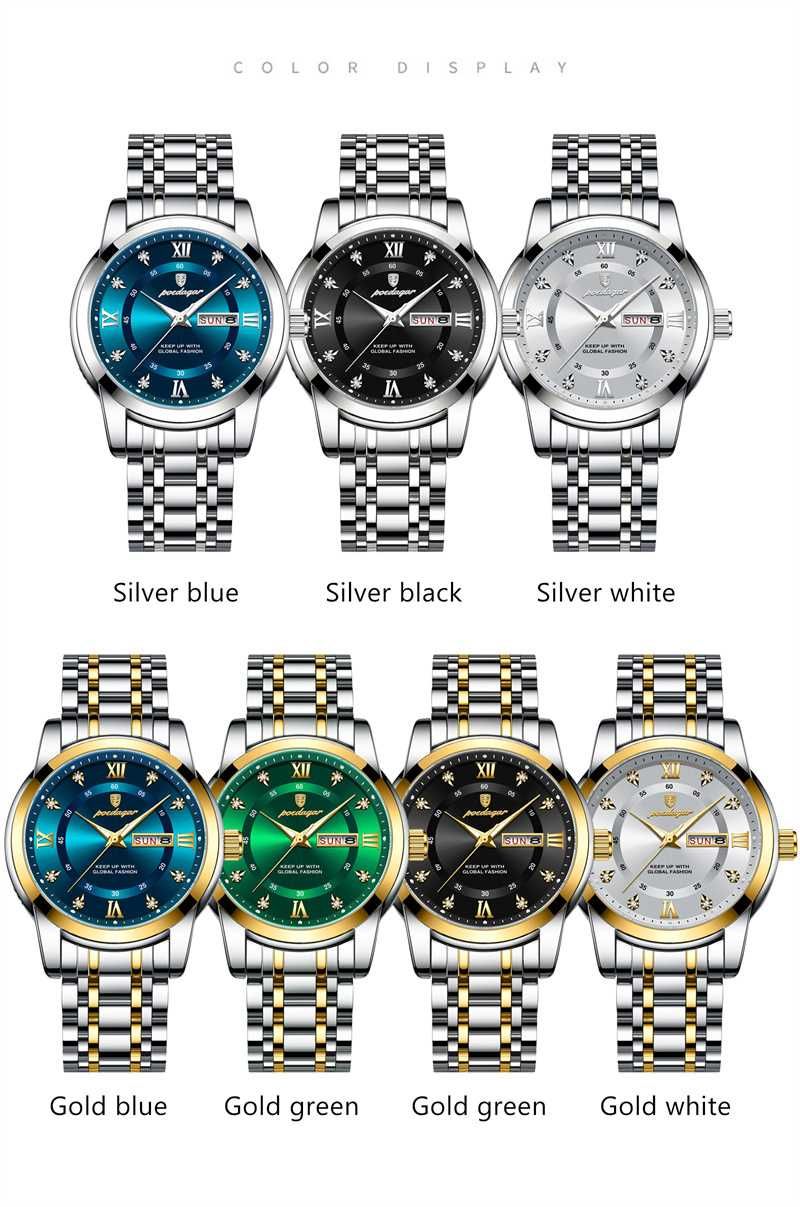 POEDAGAR Luxury Watch Model 936