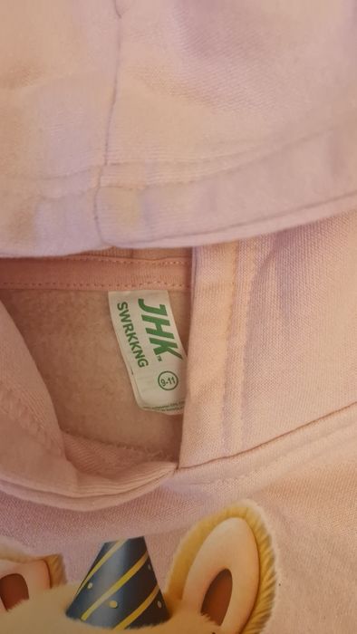 Bluza Labubu jasny róż 140 cm