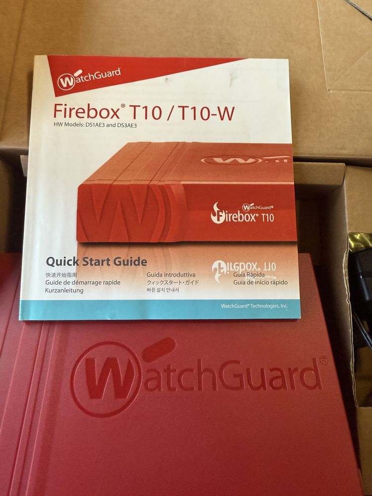 Zapora sieciowa WatchGuard Firebox T10-W