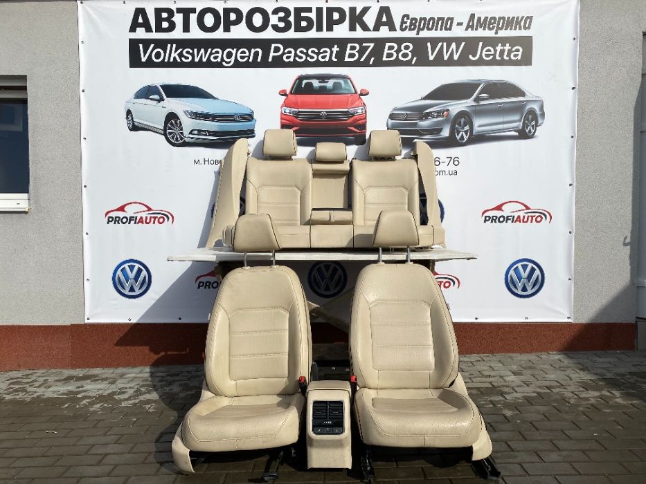 -Салон (сидіння) Volkswagen PASSAT B7-B8 USA підігрів всіх сидінь!