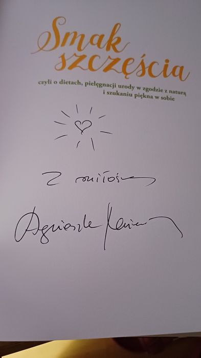 Smak szczęścia maciąg z autografem