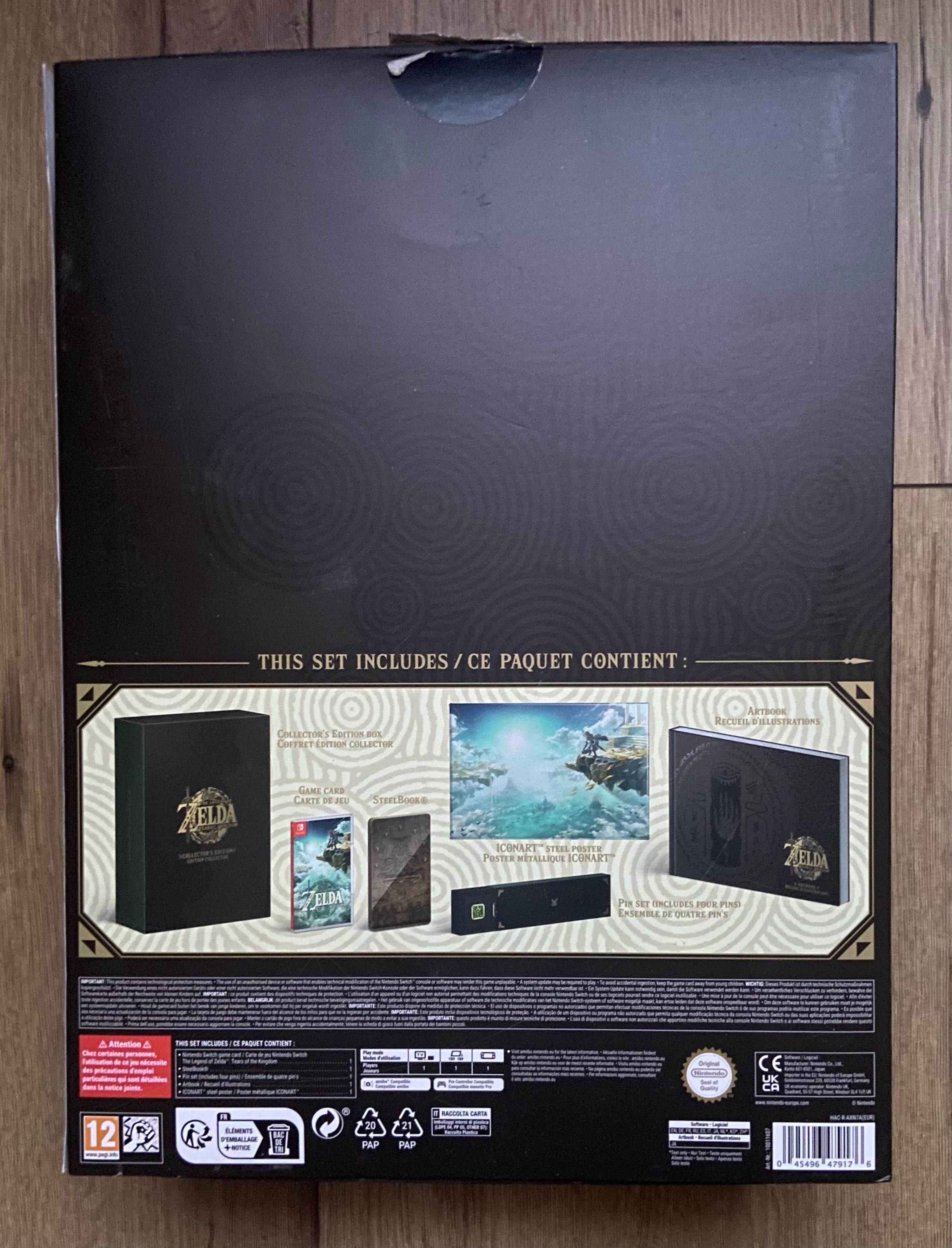 Zelda Tears Of The Kingdom Collector’s Edition Nintendo Switch
