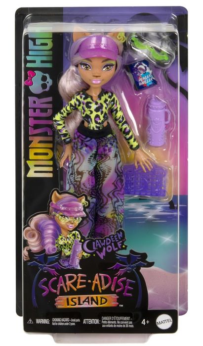 Лялька Монстер Хай Клодін Вульф пляжна Monster High Clawdeen Wolf Doll