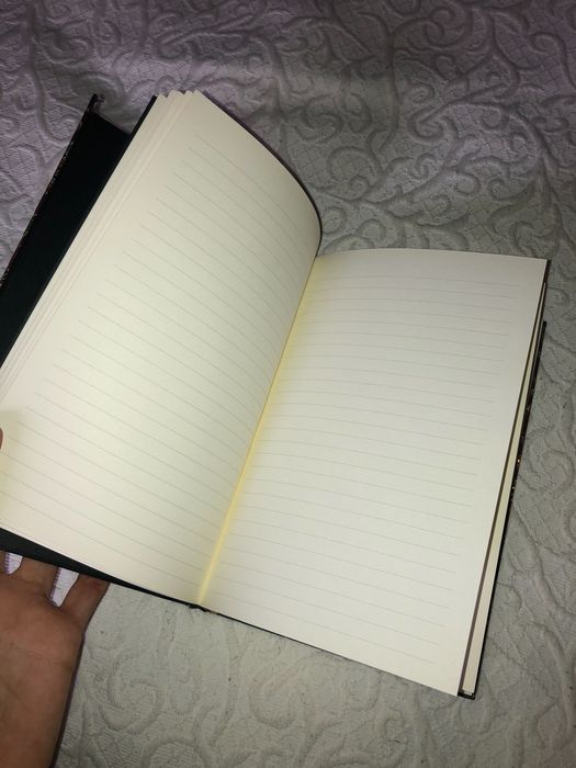 Bloco de notas com linhas